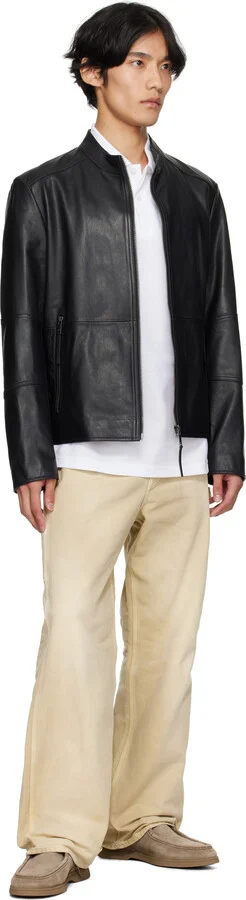BOSS Beige Stitching Details Desert Boots - Image 5