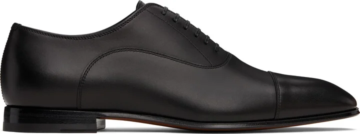 BOSS Black BECKHAM Edition Polished Leather Oxfords