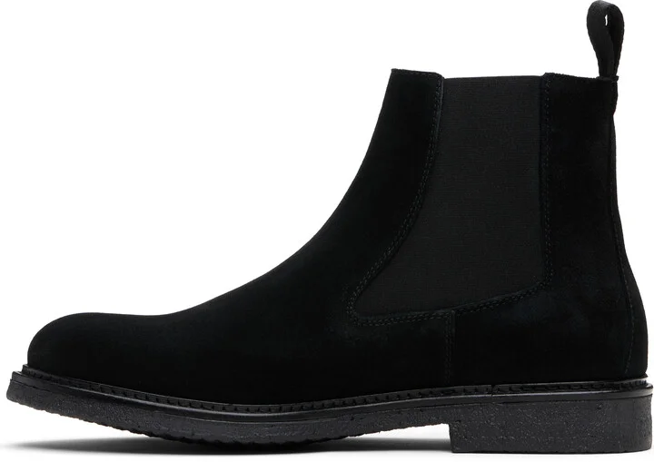 BOSS Black Elasticated Panels Chelsea Boots - Image 3