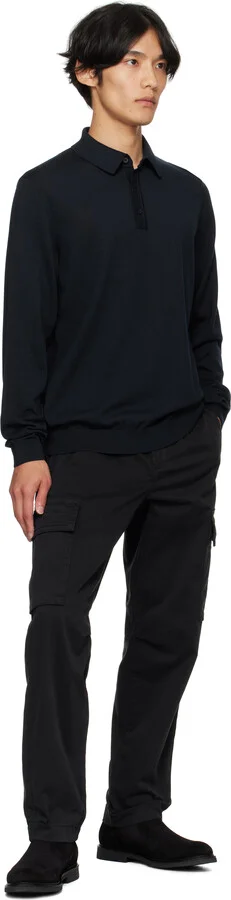 BOSS Black Elasticated Panels Chelsea Boots - Image 5