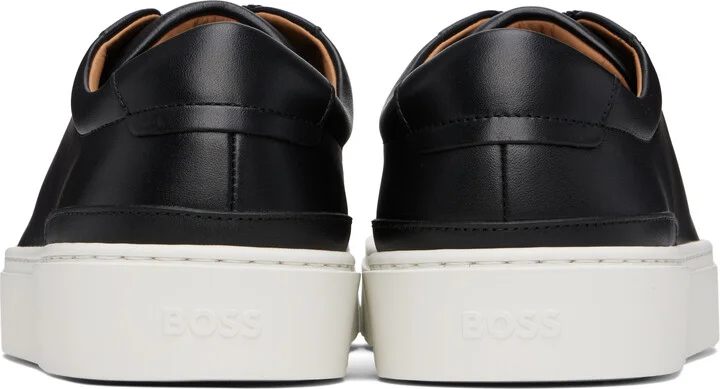 BOSS Black Gary Leather Low-Top Sneakers - Image 2