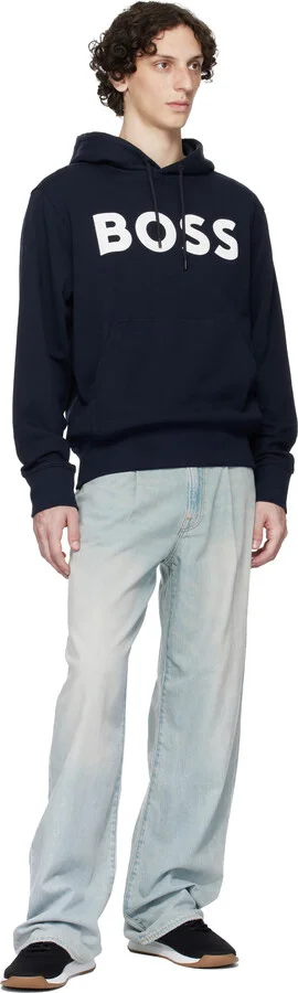 BOSS Black Knitted-Upper Sneakers - Image 5