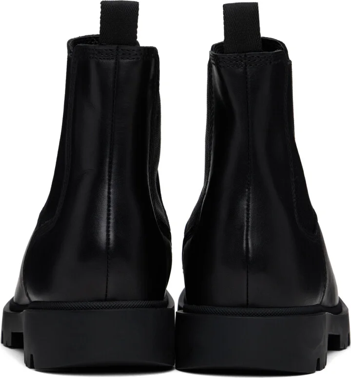 BOSS Black Leather Chelsea Boots - Image 2