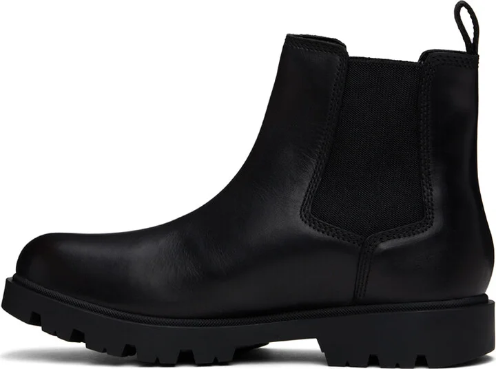 BOSS Black Leather Chelsea Boots - Image 3