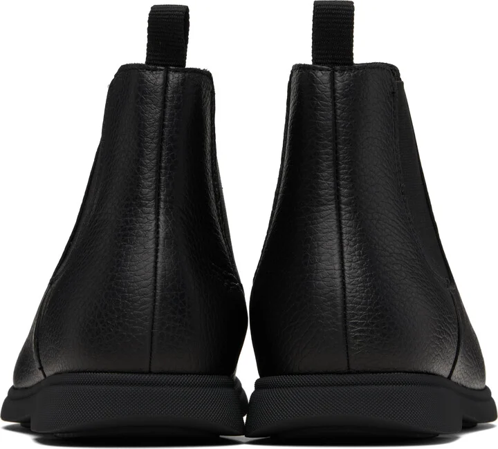 BOSS Black Leather Chelsea Boots - Image 2