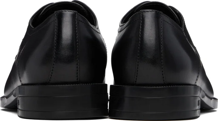 BOSS Black Leather Double Stitching Derbys - Image 2
