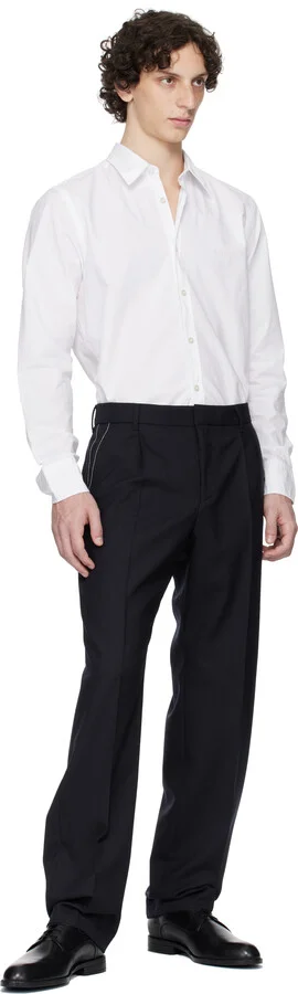 BOSS Black Leather Double Stitching Derbys - Image 5