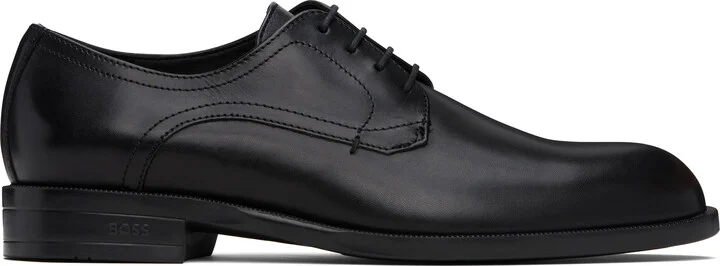 BOSS Black Leather Double Stitching Derbys