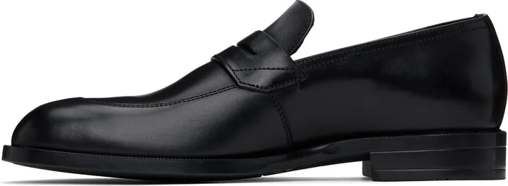 BOSS Black Leather Loafers - Image 3