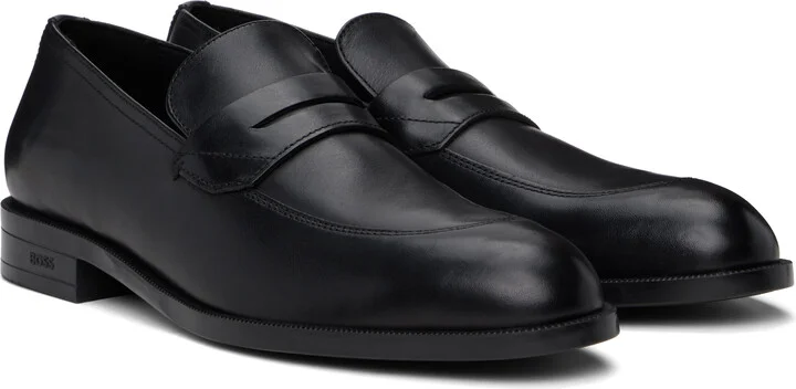 BOSS Black Leather Loafers - Image 4