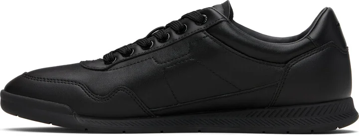 BOSS Black Leather Logo Sneakers - Image 3
