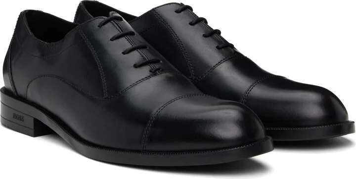 BOSS Black Leather Oxfords - Image 4