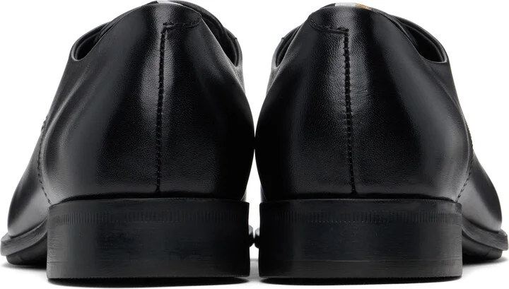 BOSS Black Leather Signature Trim Derbys - Image 2
