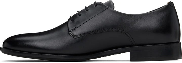 BOSS Black Leather Signature Trim Derbys - Image 3