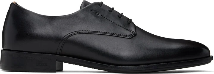 BOSS Black Leather Signature Trim Derbys