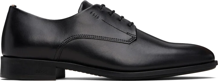 BOSS Black Leather Signature Trims Derbys