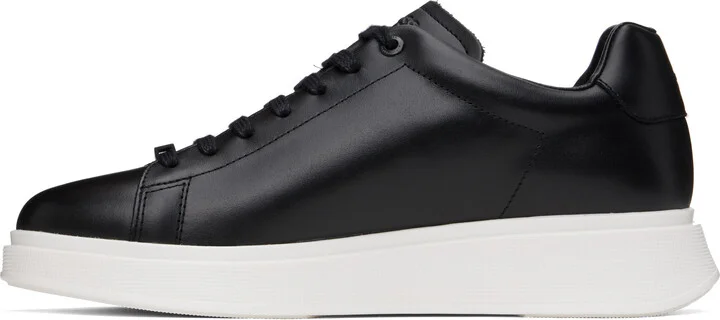 BOSS Black Leather Sneakers - Image 3