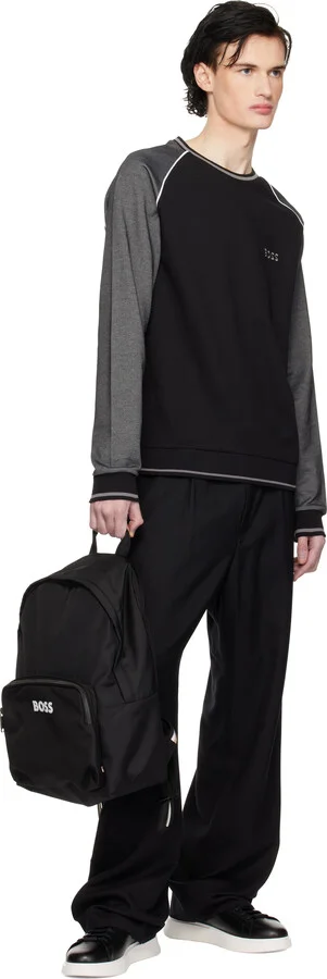 BOSS Black Leather Sneakers - Image 5