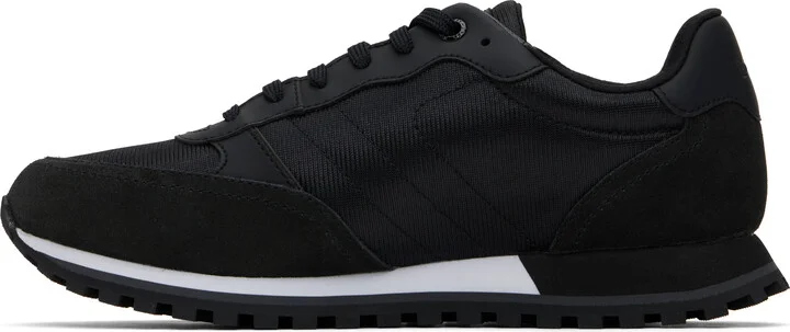 BOSS Black Mixed-Material Sneakers - Image 3