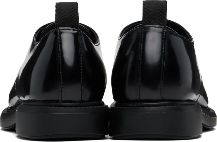 BOSS Black Polished Leather Derbys - Image 2