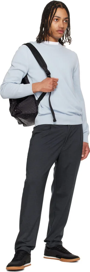 BOSS Black Quilted Sneakers - Image 5