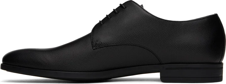 BOSS Black Structured Leather Derbys - Image 3