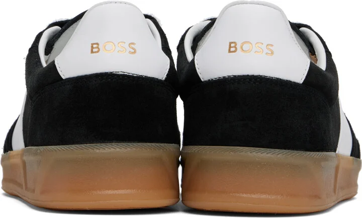 BOSS Black Suede Sneakers - Image 2