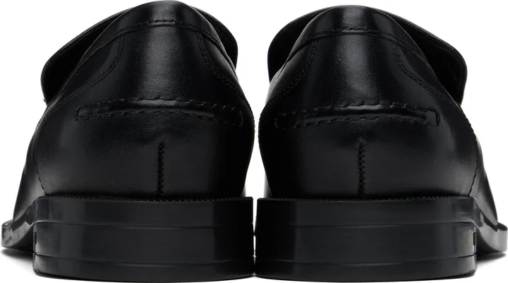 BOSS Black Tassel Leather Loafers - Image 2