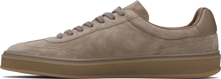 BOSS Brown BECKHAM Edition Low-Top Suede Sneakers - Image 3