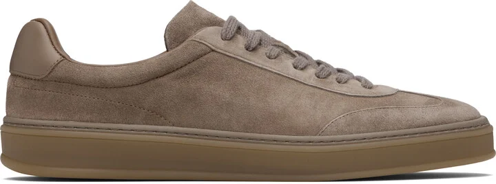 BOSS Brown BECKHAM Edition Low-Top Suede Sneakers