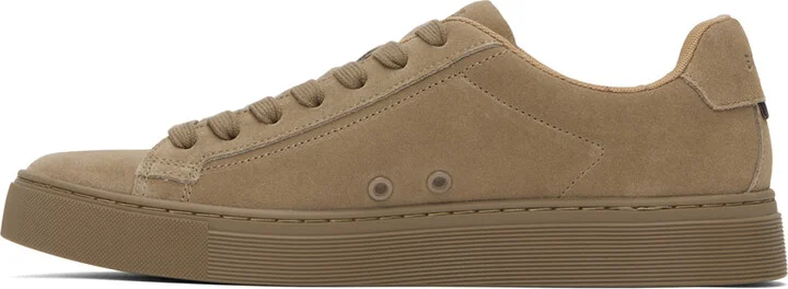 BOSS Brown Lace-Up Sneakers - Image 3
