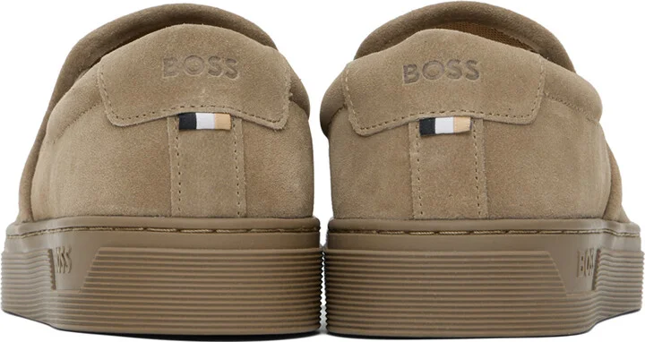 BOSS Brown Slip-On Sneakers - Image 2