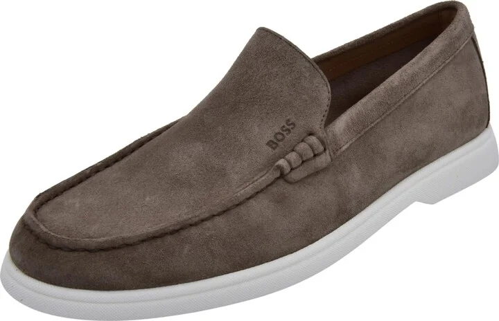 BOSS Casual Suede Moccasins Moth Wing 12