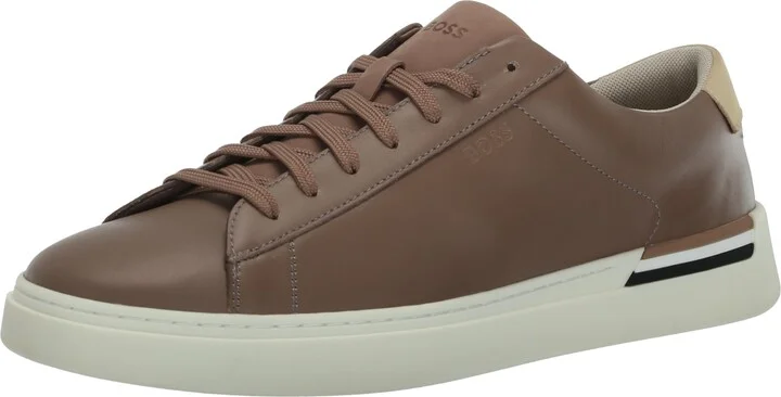 BOSS Clint Smooth Leather Low Top Sneakers