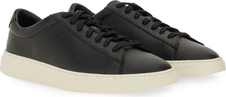 Boss Grained Leather Sneaker - Image 2