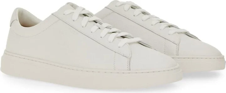 Boss Grained Leather Sneaker - Image 2