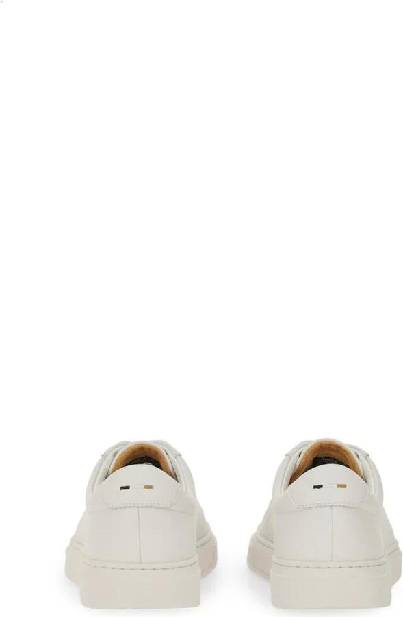 Boss Grained Leather Sneaker - Image 3