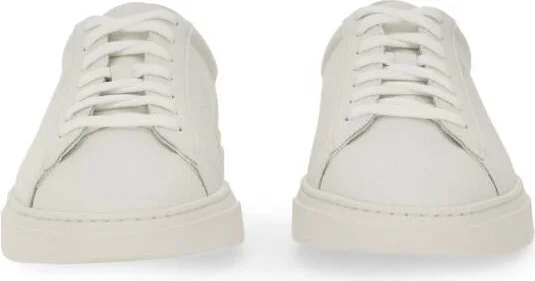 Boss Grained Leather Sneaker - Image 4