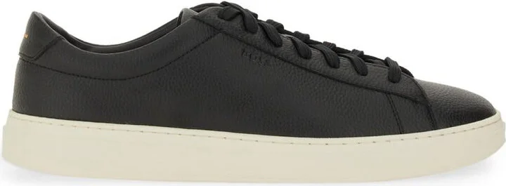Boss Grained Leather Sneaker