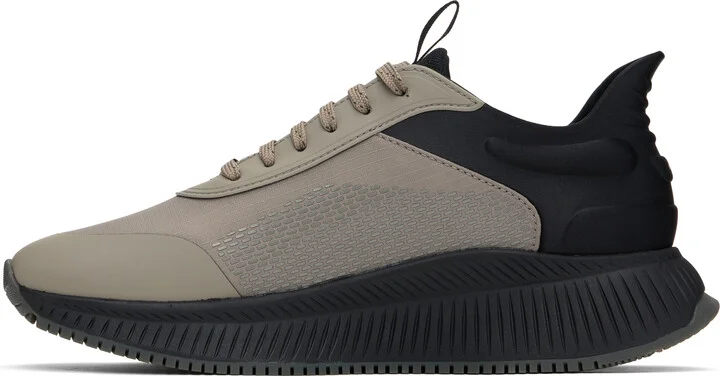 BOSS Khaki & Black 'TTNM EVO' Sneakers - Image 3