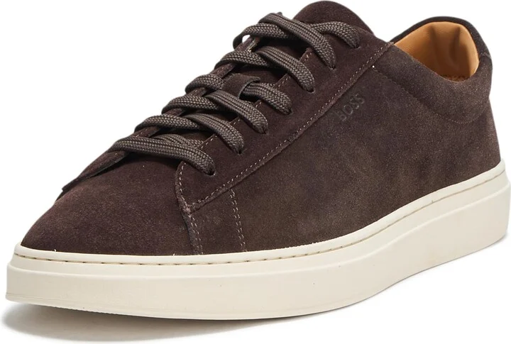 BOSS Kieran Low Profile Sneaker Dark Timber Wood 8