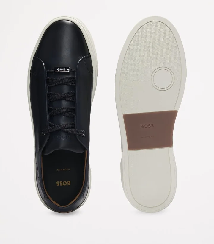 Boss Leather Bary Sneakers - Image 5