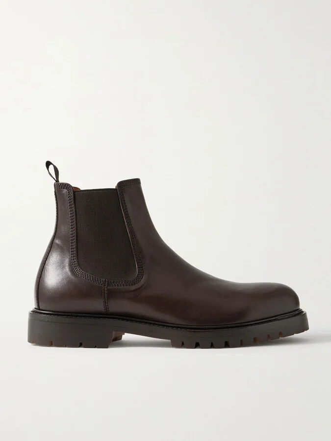 Boss Leather Chelsea Boots
