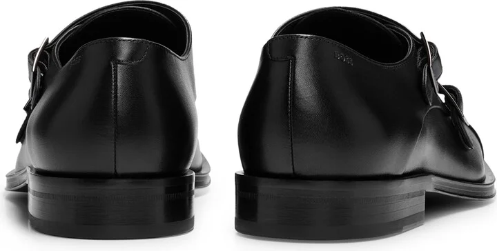 Boss Leather Derek Monkstrap Shoes - Image 3