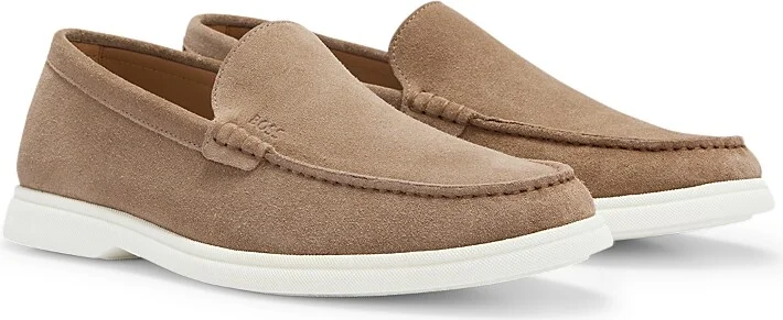Boss Men's Sienne Slip On Moc Toe Loafers