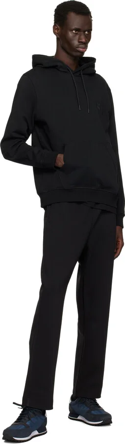 BOSS Navy & Black Mixed-Material Sneakers - Image 5