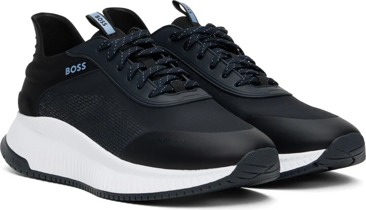 BOSS Navy & Black TTNM EVO Sneakers - Image 4
