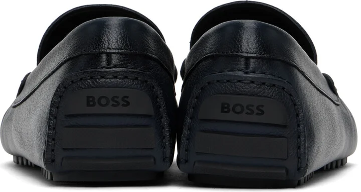 BOSS Navy Driver Loafers - Image 2
