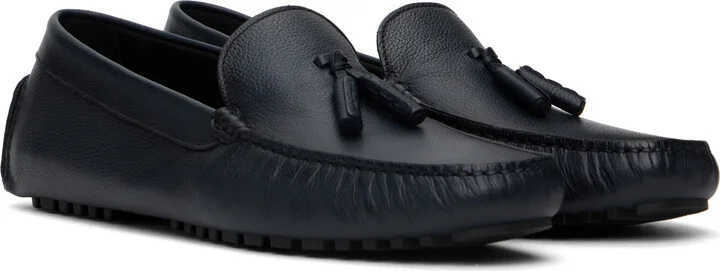 BOSS Navy Driver Loafers - Image 4