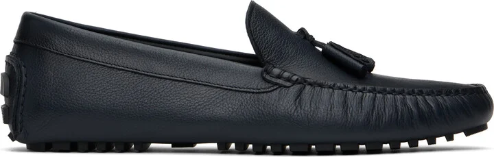 BOSS Navy Driver Loafers